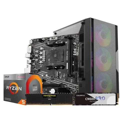 AMD Ryzen 5 3400G Processor Gaming Desktop PC